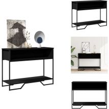Vidaxl - Table console noir 100x35x74,5 cm bois d'ingénierie - Table Console - Tables Console - Bout De Canapé - Table D'appoint