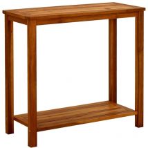 Maison Chic - Table console Table d'entrée Bout de Canapé de jardin 80x35x75 cm Bois d'acacia solide 13783