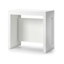 Terraneo - Table console transformable blanche