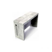 Webmarketpoint - Table console transformable en béton