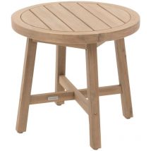 Hesperide - Table d appoint de jardin ronde Papouasie 55 x 50,8cm en acacia - Hespéride
