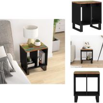 Vidaxl - Table d'appoint 40x31x46cm Bois de récupération et d'ingénierie - Table D'appoint - Meuble De Salon - Table Basse - Table De Chevet