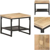 Vidaxl - Table d'appoint 40x40x35 cm Bois de manguier massif - Table D'appoint - Tables D'appoint - Table D'appoint En Bois - Tables D'appoint En Bois
