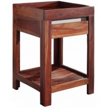 Massivmoebel24 - Table d'appoint 40x40 Palissandre laqué Noble unique sydney 136