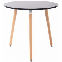 Table Retro Ansgar avec 3 pieds Noir Nature
