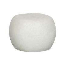 Table Basse En Fibre D'Argile Ø50cm - Blanc - Pebble