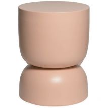 Sweeek - Table d'appoint. bout de canapé. table de chevet en métal. rose. Madi Ø32 x h 42cm