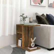 Asupermall - Table d'appoint Chêne fumé,50x30x50 cm,Bois d'ingénierie