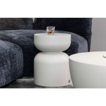 Elementi - chronos Table d'appoint en béton minimaliste fonctionnel 35 x 35 x 46 cm