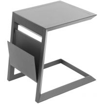 Hesperide - Table d appoint de jardin carrée Allure graphite 55x45x55cm en aluminium traité époxy - Hespéride