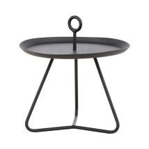 Table d'Appoint de Jardin "Pamplona" 40cm Noir