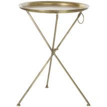 Dkd Home Decor - Table Auxiliaire Laiton 47,5X47,5X64,5 Doré