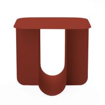 Drawer - Table D'Appoint En Métal 43,6x40cm - Bordeaux - Blum