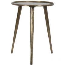 Table d'appoint babina métal bronze 47x36x36cm