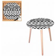 Table d'appoint motif ethnik