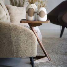 Table d'appoint Qiano bois 45x42x63cm