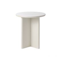 Maison Aubertin - Table d'appoint ronde ø50 cm - Bois strié - mirano