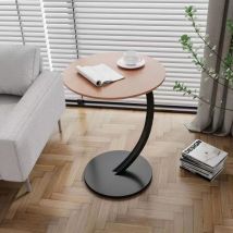 Treetalk - Table d'appoint ronde, petite table d'appoint, table basse ronde, table de chevet rustique en bois, table de canapé, table basse, table à