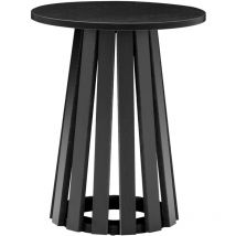Happy Garden - Table d'appoint ronde style scandinave noire liv