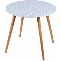 Urban Living - Table d'appoint scandinave Fjord - Diam. 48 cm