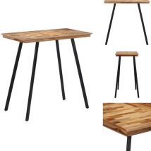 Vidaxl - Table de bar 110x55x105 cm bois de teck solide - Table De Bar - Table Haute - Meuble Bar - Table Teck - Table Design