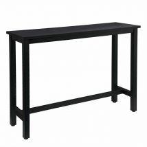 Helloshop26 - Table de bar moderne modèle noir