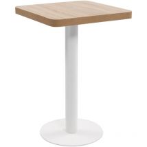 Nova - Table de bistro Marron clair 50x50 cm mdf