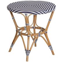 Made In Meubles - Table de bistrot en rotin Elynne