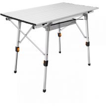 Table de camping en aluminium Table pliante à roulettes Table de jardin pliante Camping 3ft