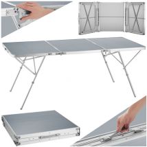 Tectake - Table de camping pliable 180 x 70 x 70,5 cm