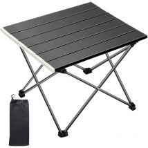 Table de Camping, Table Camping Pliante, Pliante Table Alliage d'aluminium Ultra-légère Portable avec Sac de Transport,Tables de Camping Pliantes
