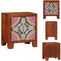 Table de chevet 40x30x45 cm bois d'acacia massif - Table De Chevet - Tables De Chevet - Armoire De Chevet - Table De Nuit