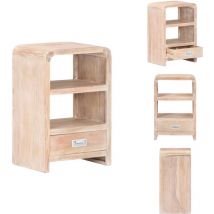 Vidaxl - Table de chevet 40x30x60 cm Bois d'acacia massif - Table De Chevet - Tables De Chevet - Table De Chevet En Bois - Tables De Chevet En Bois