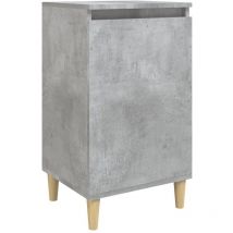 Vidaxl - Table de chevet gris béton 40x35x70 cm bois d'ingénierie Gris béton