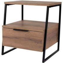 Table de chevet avec rangements Pal