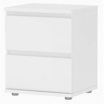 Table de chevet blanche cm 40 x 34 x 48 h