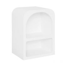Table de Chevet Design 'Soleya' 55cm Blanc