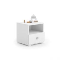 Table de chevet Emi - poignée grise