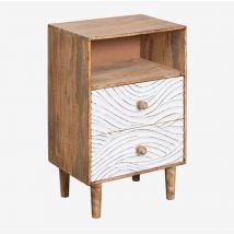 Table de chevet en bois de manguier Myanna Sklum