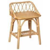 Table de Chevet Enfant Rotin 56cm Naturel