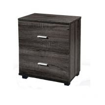 Table de chevet grise avec tiroirs cm 40 x 30 x 45 h