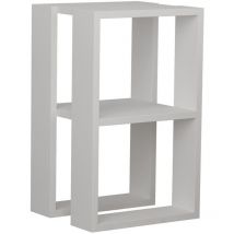 Decortie - calicosy - Table de chevet blanc H55 cm - lorrie