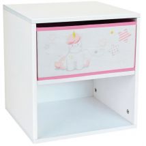 Cijep Table de chevet enfant Licorne