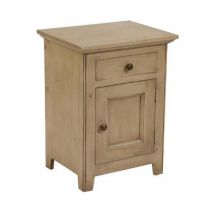 Table De Chevet Ouverture Porte à Droite - Bois - Marron - Interior's