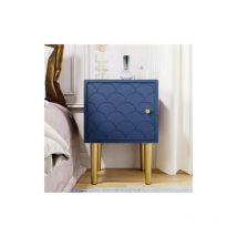 Dolin Home - Table de chevet, table d'appoint, table de canapé, bleu marine pour correspondre à n'importe quel lit et chambre - 50/35/35cm