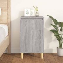 Table de chevet, Table d'appoint, Table de nuit sonoma gris 40x35x70 cm bois d'ingénierie FR185612 Maison Chic