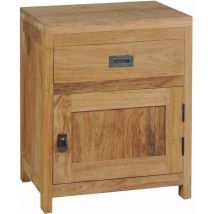Table de chevet teck massif 40x30x50 cm Vidaxl
