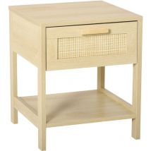 Table de chevet tonino cannage rotin