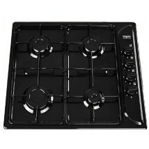 Nord Inox - Table de cuisson à gaz encastrable, plaque 4 foyers, noir