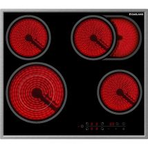 Gasland Chef - gasland Plaque de Cuisson vitrocéramique encastrée, Minuterie & Serrure de sécurité - CH604BF24B - 4 zones - 6600W - Avec Cadre en